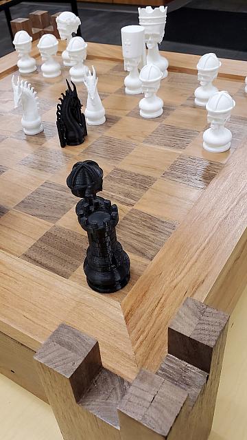 Isaiahs board with pieces 2