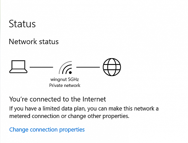 network settings