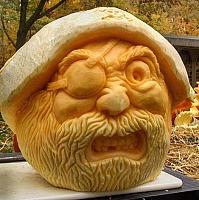 3D pirate pumpkin