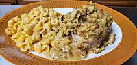 pork chops and stuffing